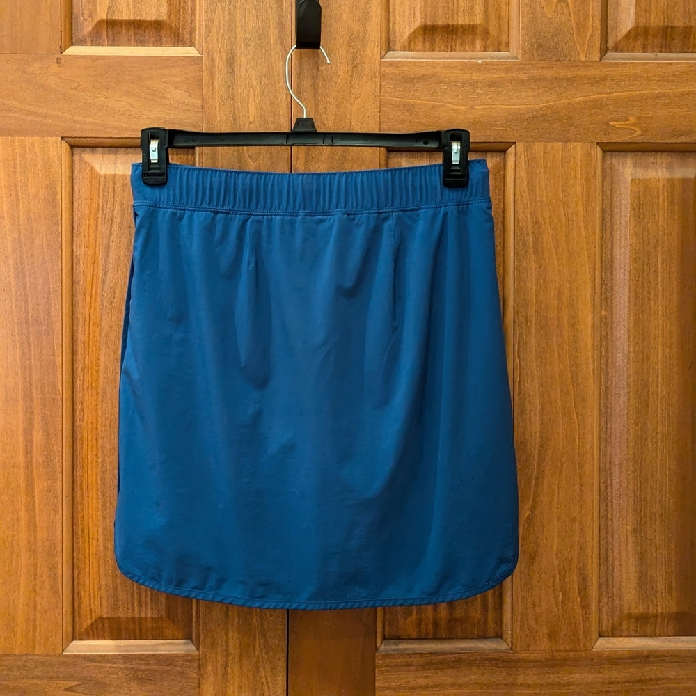 Women's Athleta skort, zippered pockets, Small blue running golf tennis - Picture 2 of 9